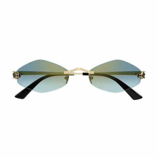 Cartier CT0433S-003 55 Woman Metal Sunglasses