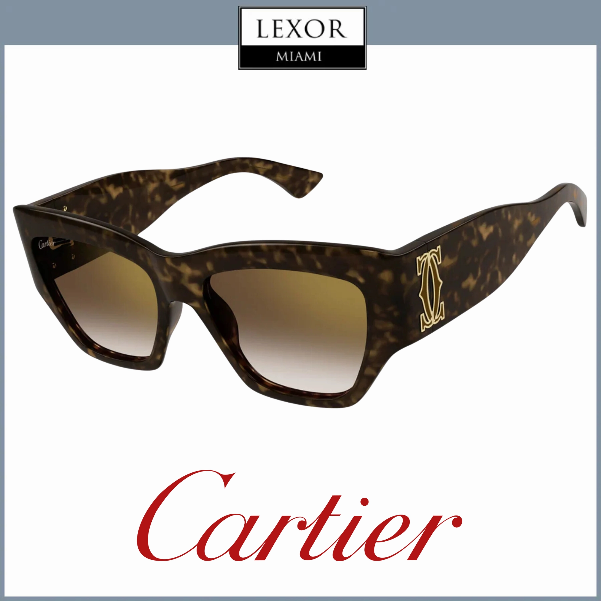 Cartier CT0435S-002 55 Sunglass WOMAN