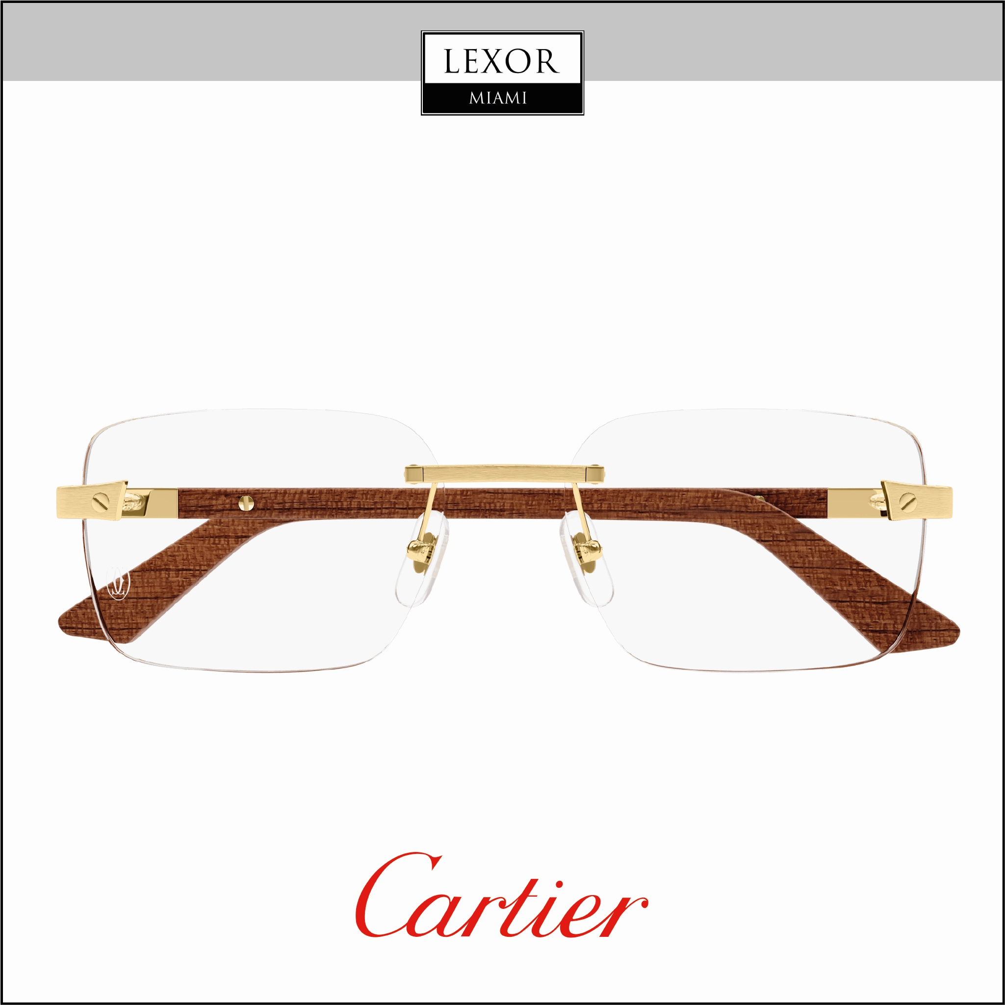 Cartier EXCEPTION CT0411O-002 Man Optical Frame