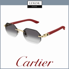 Cartier Sunglass CT0439S-003 54 Man METAL WOOD