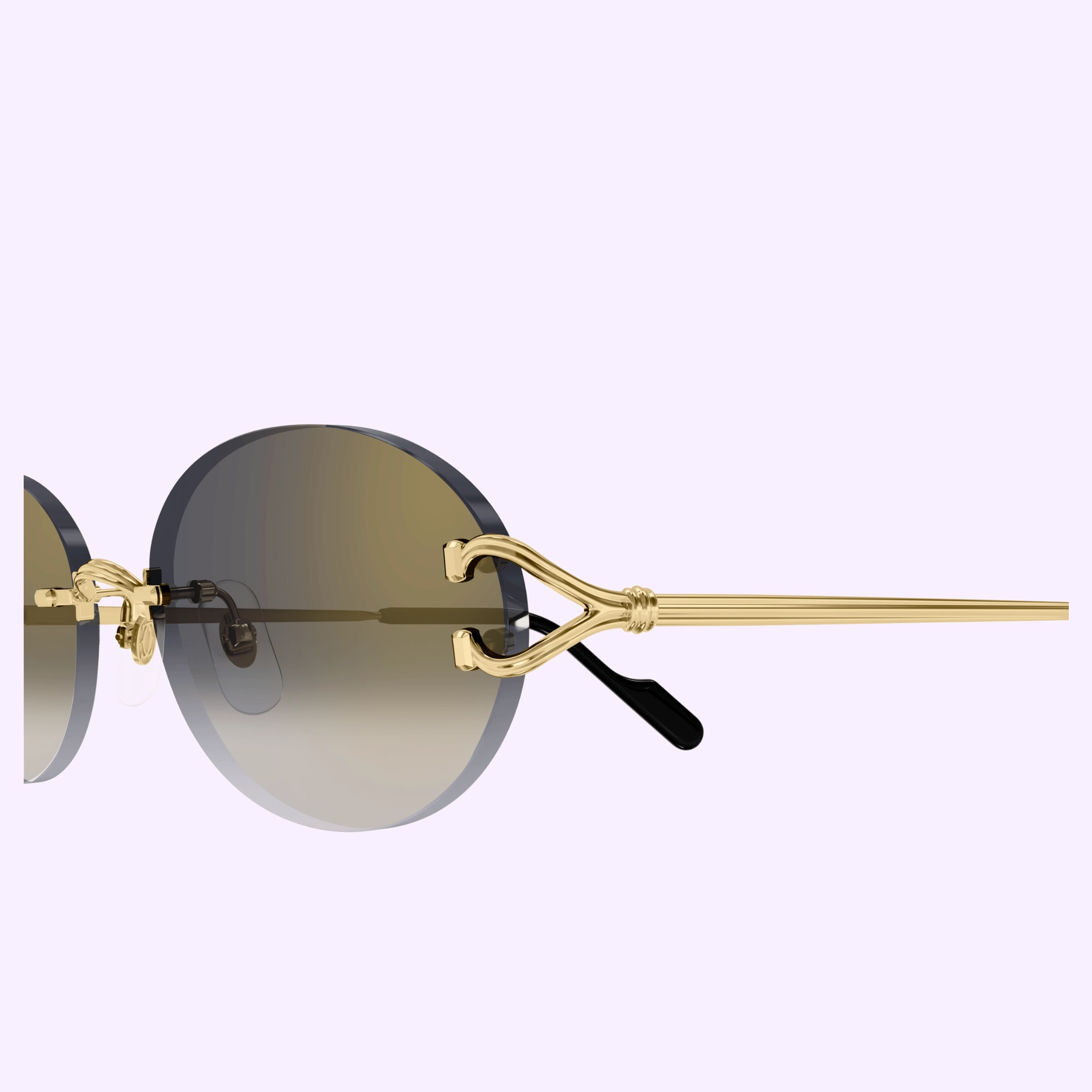 Cartier Sunglasses CORE RANGE CT0551S-001 55 Women upc 843023181505