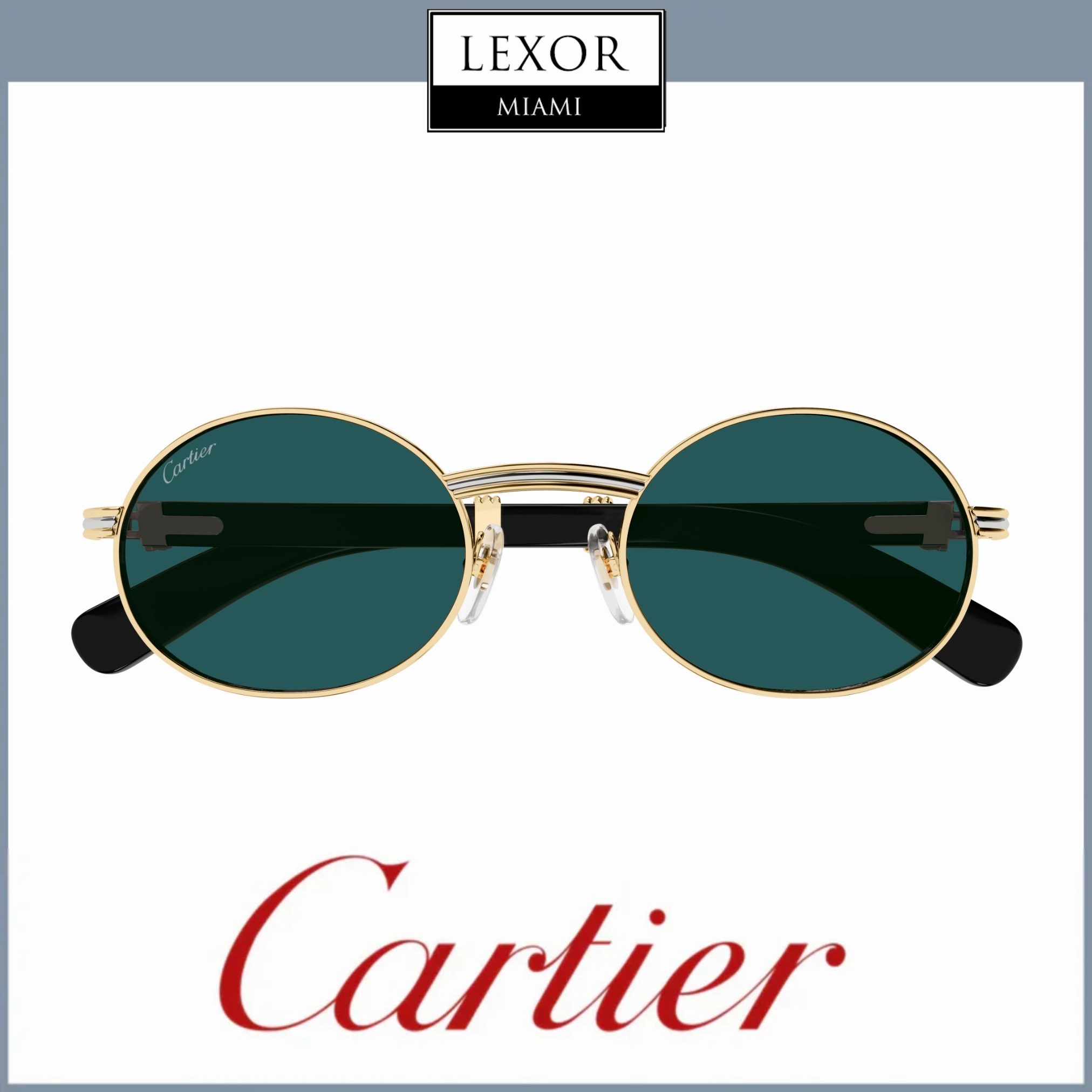 Cartier Sunglasses CT0464S-007 55 Men upc 843023175801