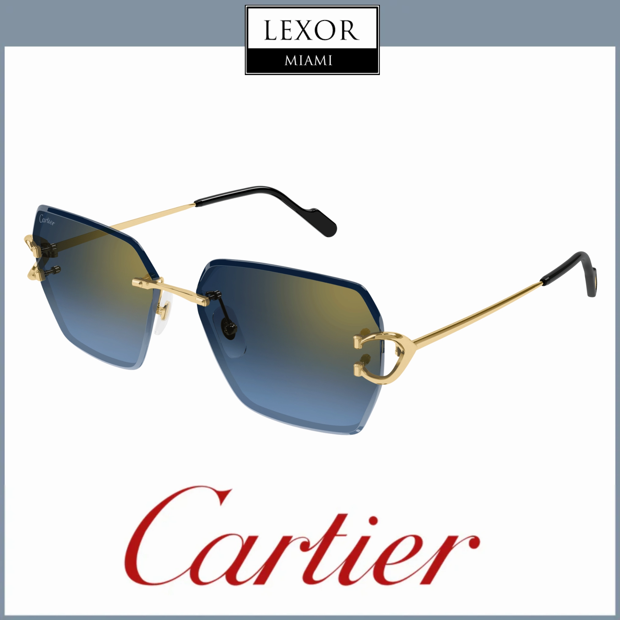 Cartier Sunglasses CT0466S-002 58 Women upc 843023175702