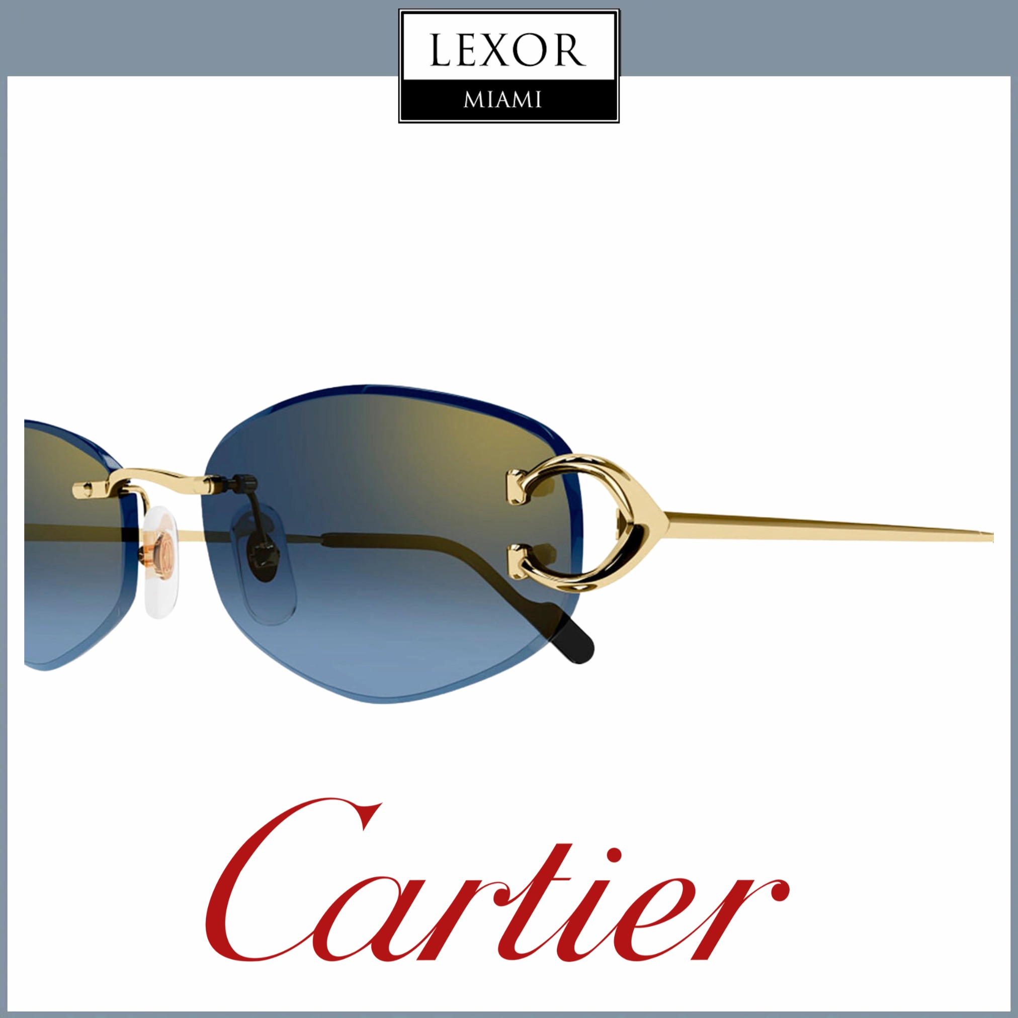 Cartier Sunglasses CT0467S-002 57 Men upc 843023175757