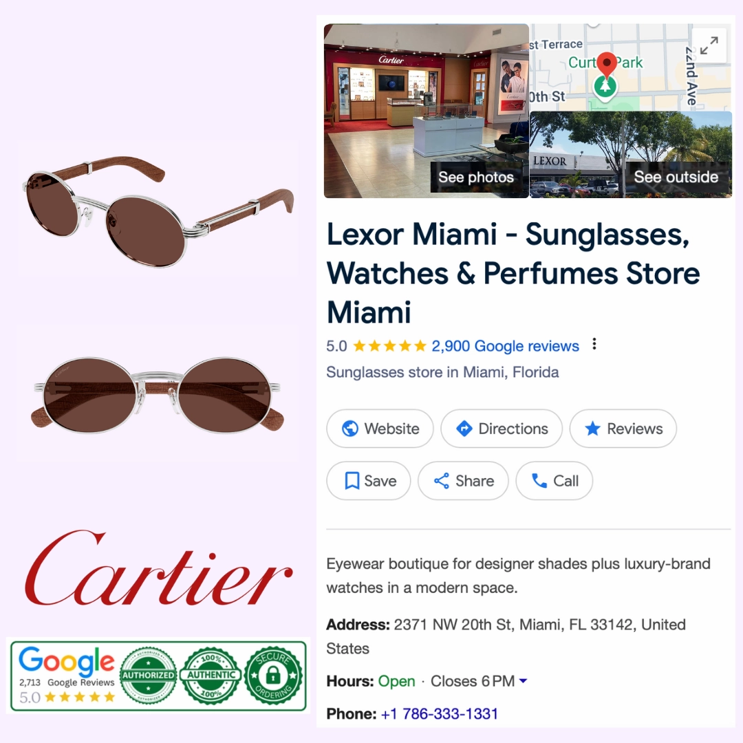 Cartier Sunglasses EXCEPTION CT0464S-016 55 Men upc 843023182519
