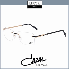 CAZAL 7097 C 001 57/14/140 BLK/GLD  Unisex Frames