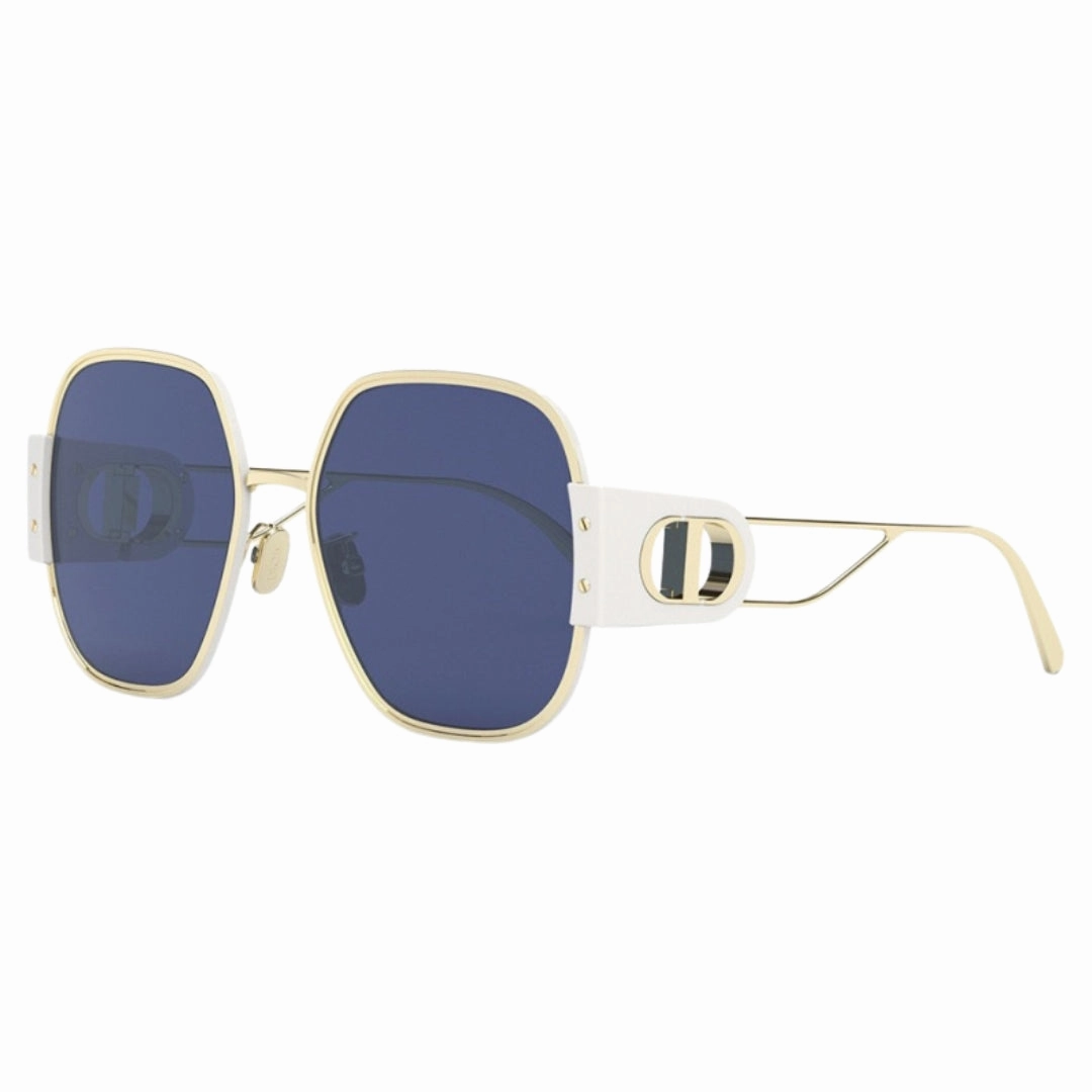 Dior 30Montaigne Ivory Frame Blue Lens Sunglasses