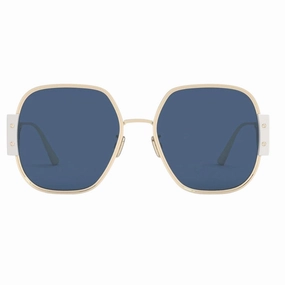 Dior 30Montaigne Ivory Frame Blue Lens Sunglasses