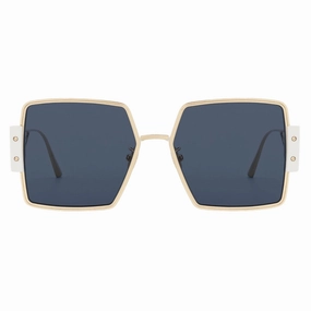 Dior 30Montaigne Ivory Frame Blue Lens Sunglasses