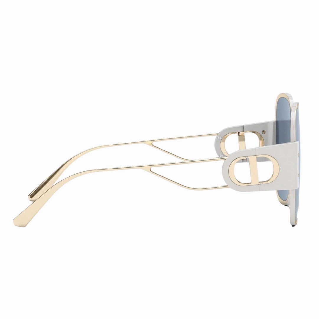 Dior 30Montaigne Ivory Frame Blue Lens Sunglasses