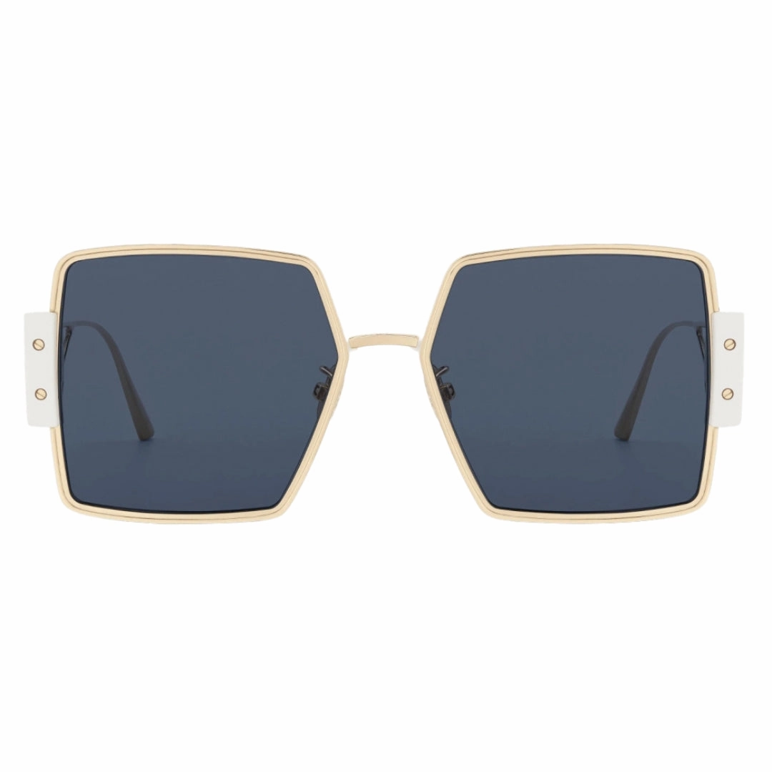 Dior 30Montaigne Ivory Frame Blue Lens Sunglasses