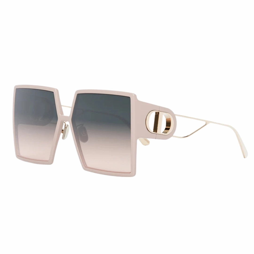 Dior 30Montaigne Pale Pink Framed Smoke Grey Lens Sunglasses