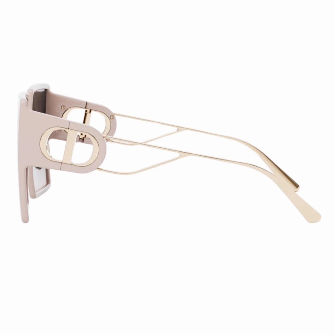 Dior 30Montaigne Pale Pink Framed Smoke Grey Lens Sunglasses