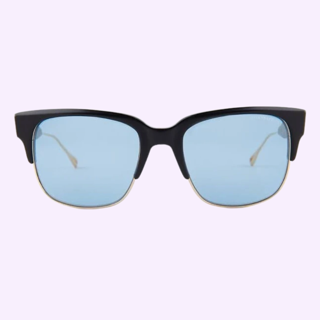 Dita 19014-A-BLK-GLD-55 Unisex Sunglasses