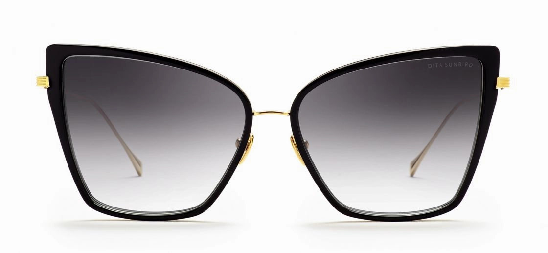 Dita 21013-A-BLK-GLD-59-Z Sunbird Women Sunglasses