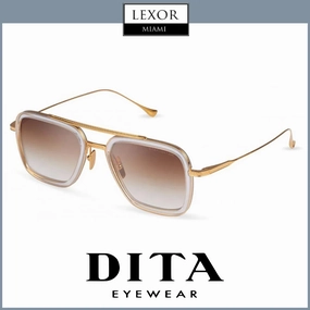 Dita 7806-L-CLR-GLD-52 Flight.006 Unisex Sunglasses