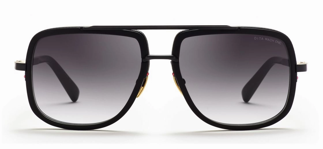 Dita DRX-2030-G-BLK-18K-59-Z Mach One Unisex Sunglasses