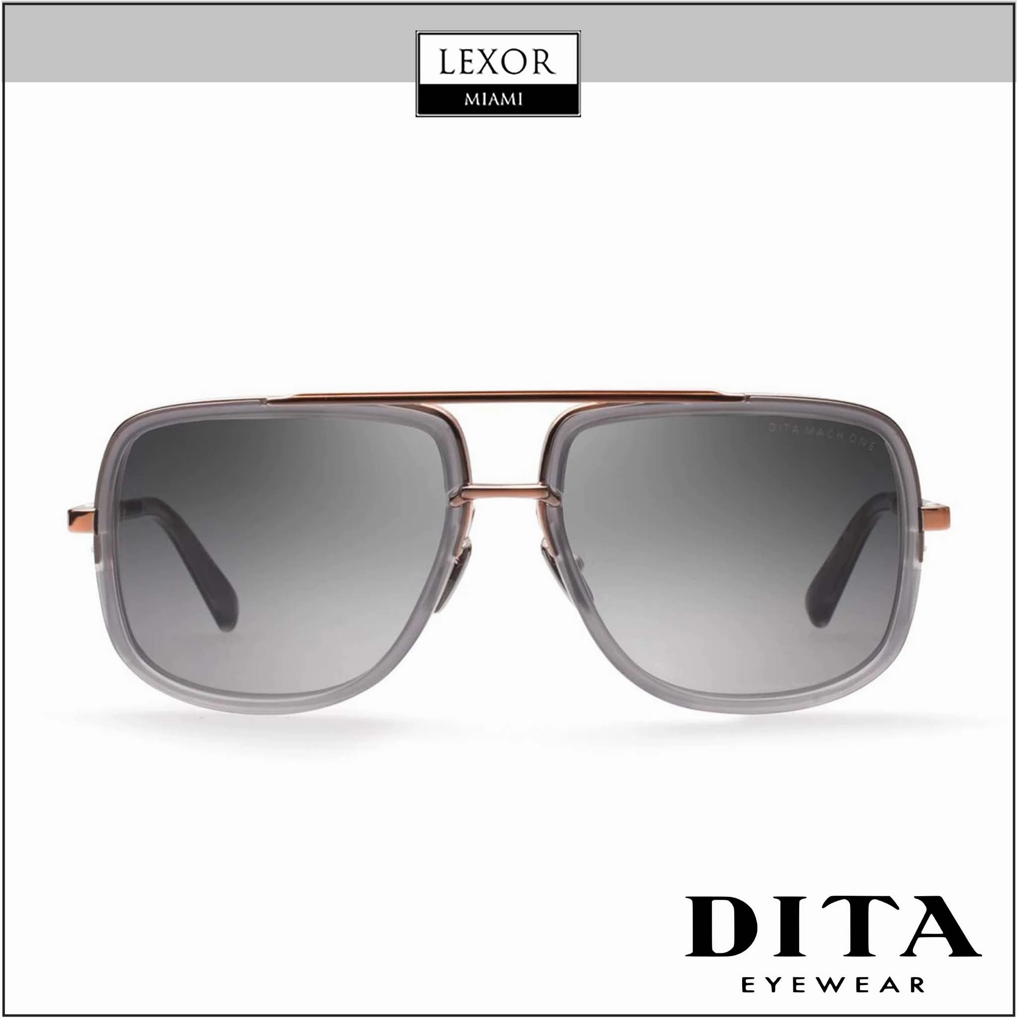 Dita DRX-2030-S-GRY-RGD-59-Z Mach One Unisex Sunglasses