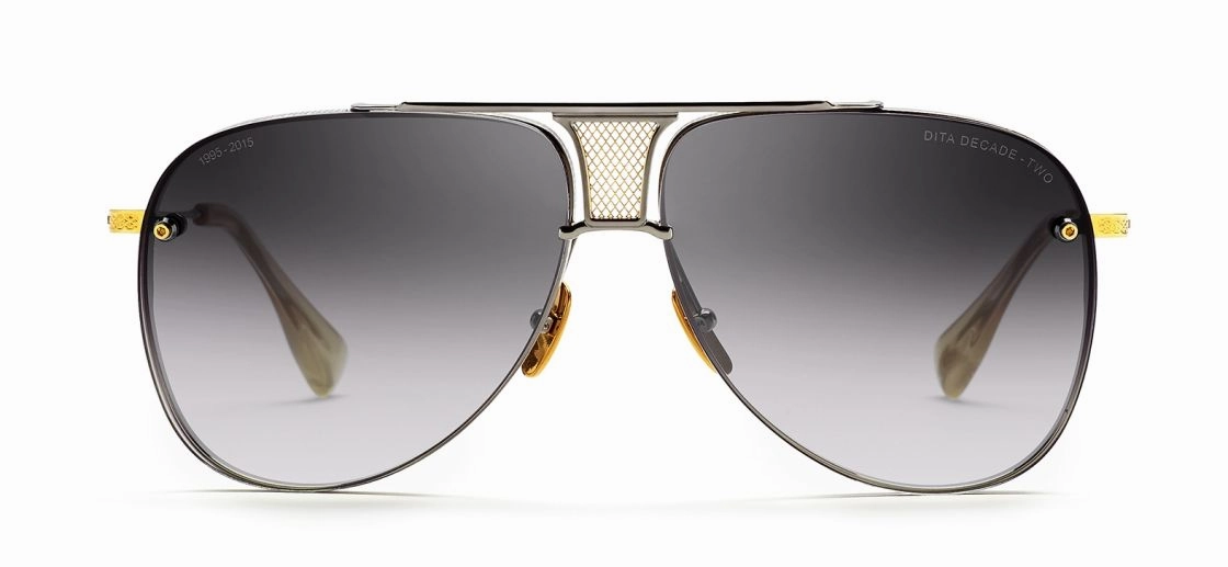 Dita DRX-2082-A-SLV-GLD-62-Z Decade Two Unisex Sunglasses