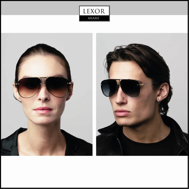 Dita DRX-2082-B-BLK-GLD-62-Z Decade Two Unisex Sunglasses