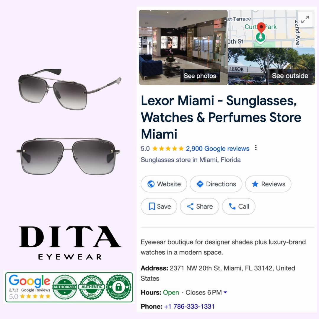 Dita DTS121-62-06 Mach Six Unisex Sunglasses
