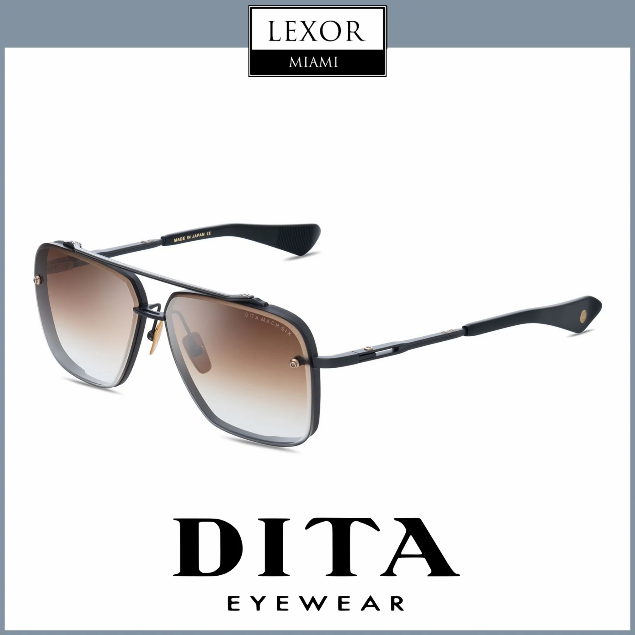 Dita DTS 121-03-62 MACH SIX 62 Unisex Sunglasses