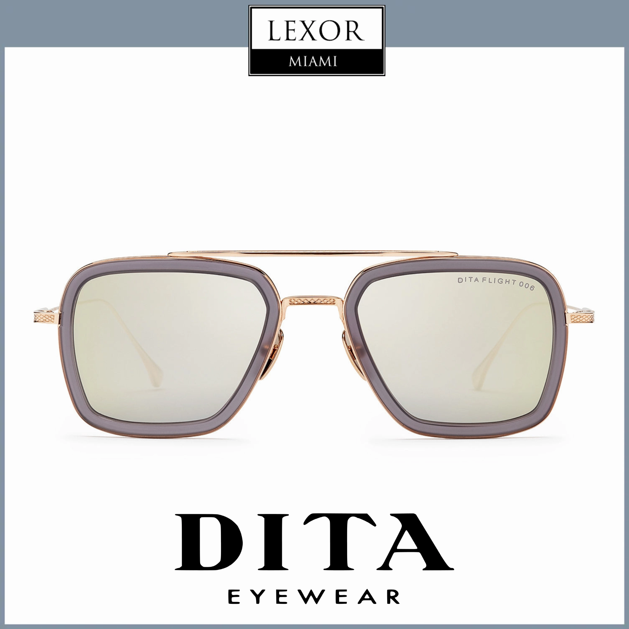 Dita Sunglasses 7806-U-GLD-PNK-52  FLIGHT.006