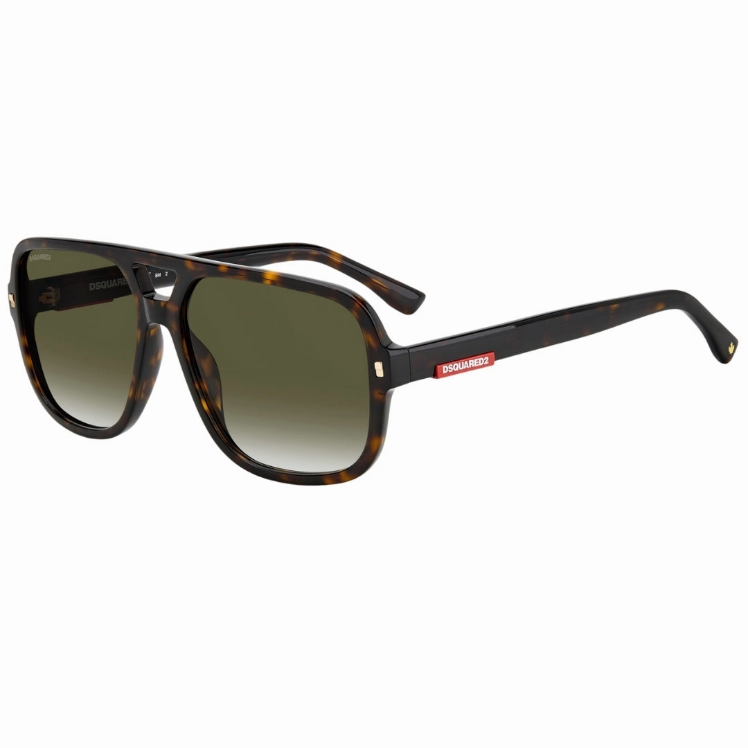 Dsquared2 Green Lens Havana Brown Sunglasses