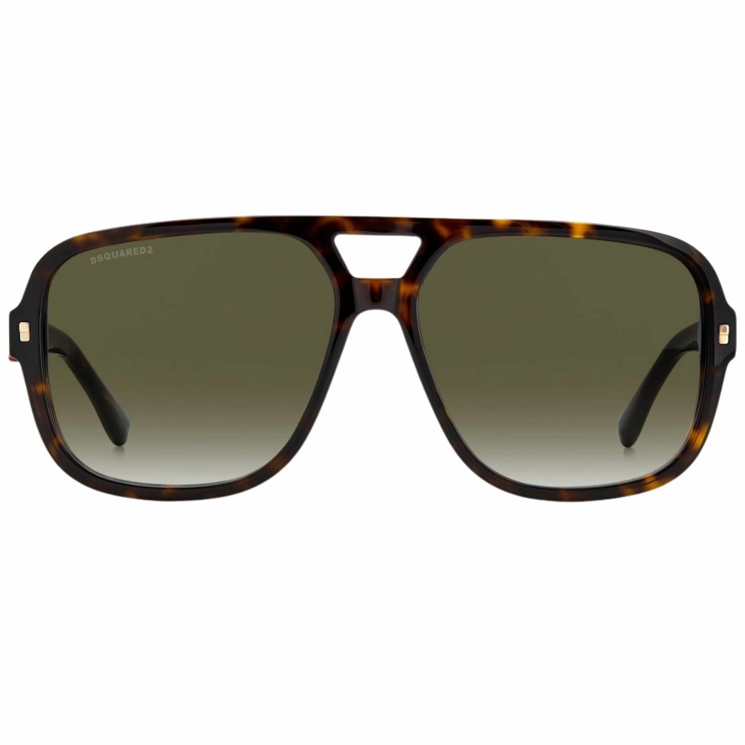 Dsquared2 Green Lens Havana Brown Sunglasses