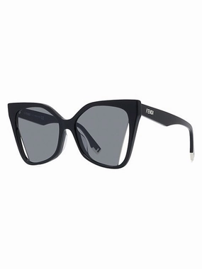 Fendi FE40010U 01A 55 Women Sunglasses