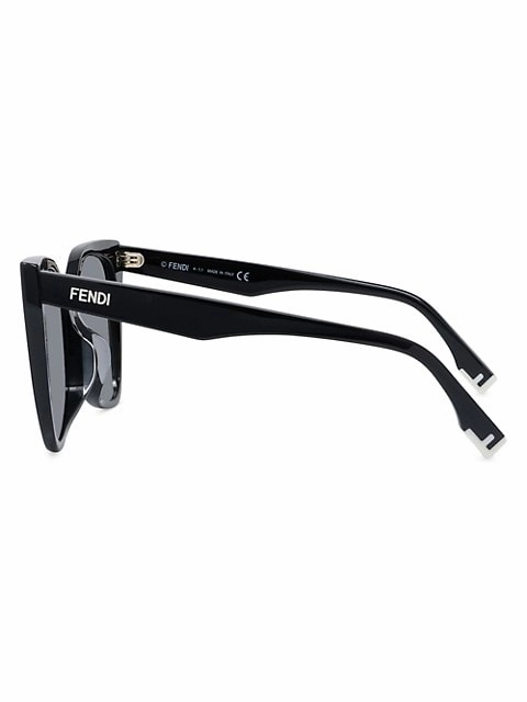 Fendi FE40010U 01A 55 Women Sunglasses