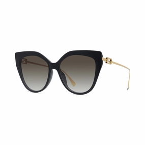 Fendi FE40011U 01F 57 Women Sunglasses