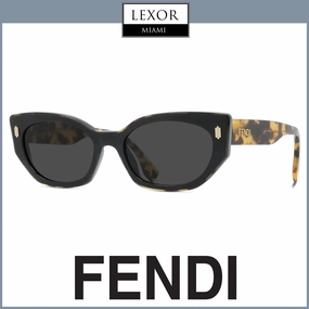 Fendi  FE40018I 01A 54 Sunglasses Unisex