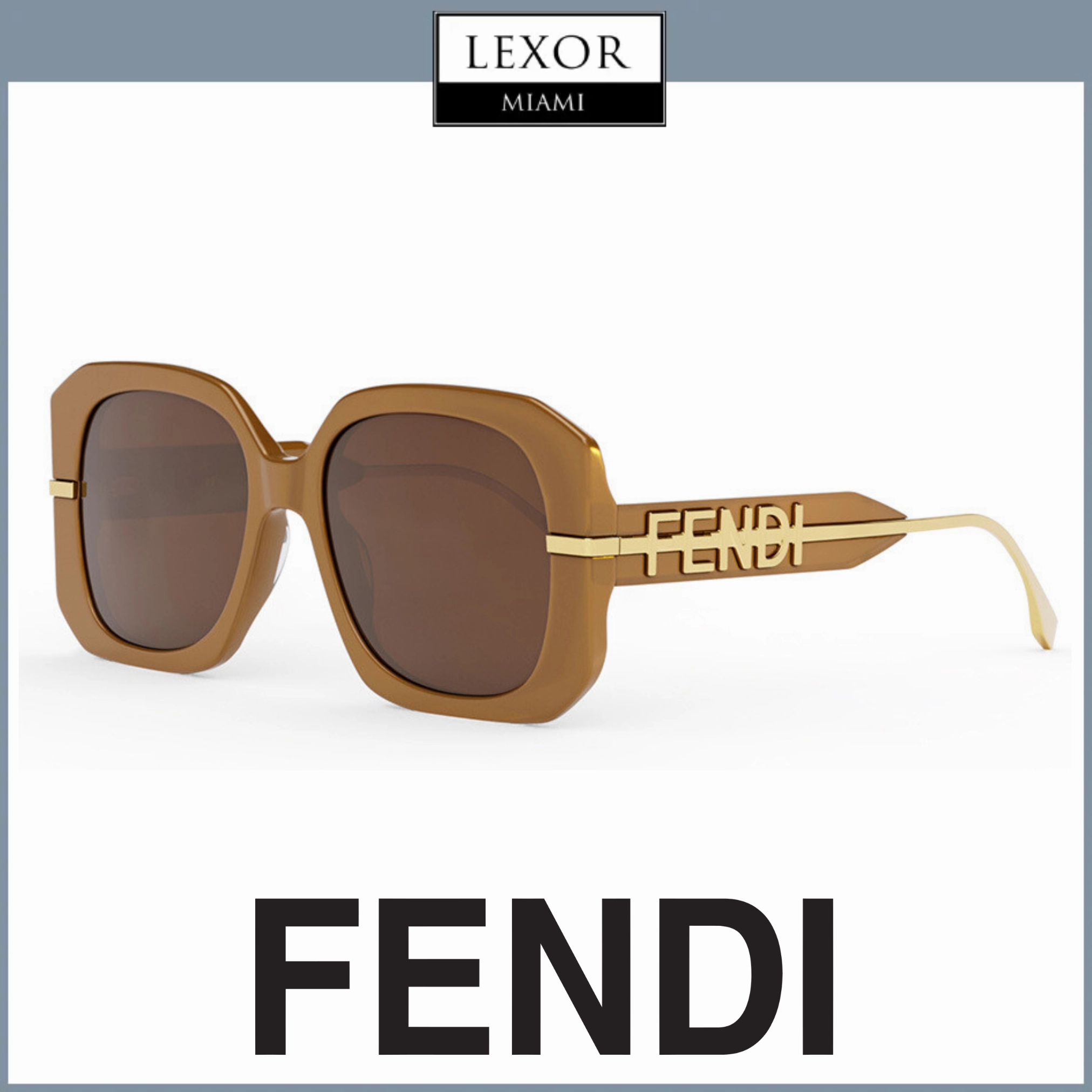 Fendi FE40065I 5555B Acetate Woman Sunglasses