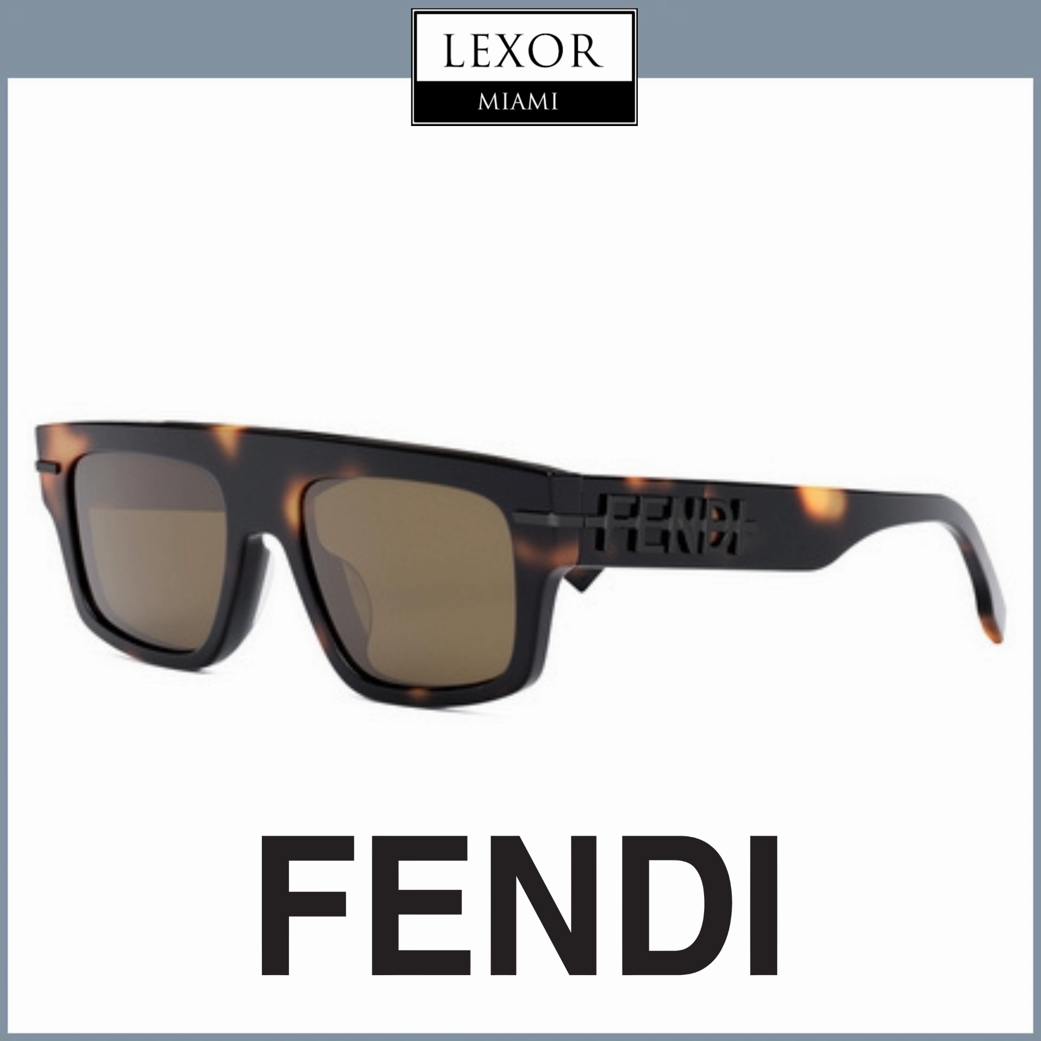 Fendi FE40091U 5453E Man Sunglasses upc 192337131769