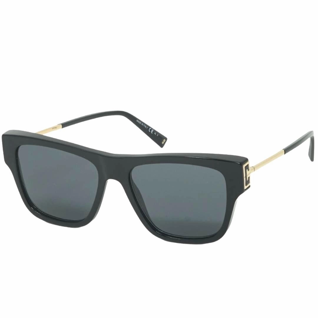Givenchy Gold Arms Black Sunglasses