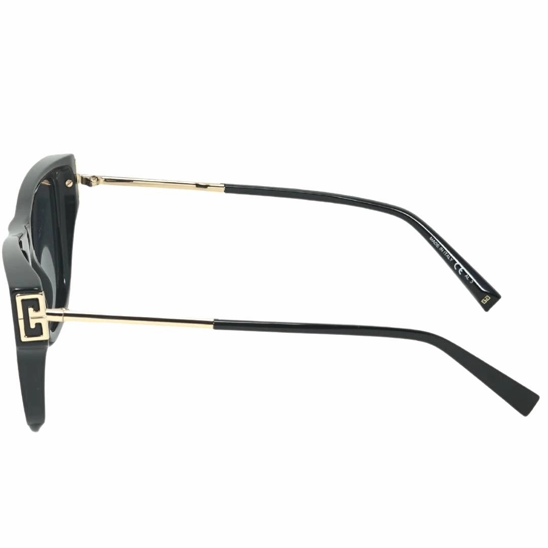 Givenchy Gold Arms Black Sunglasses