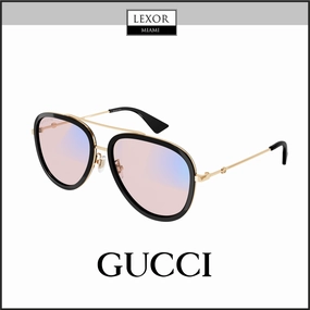 Gucci GG0062S-019 57  Sunglass WOMAN METAL