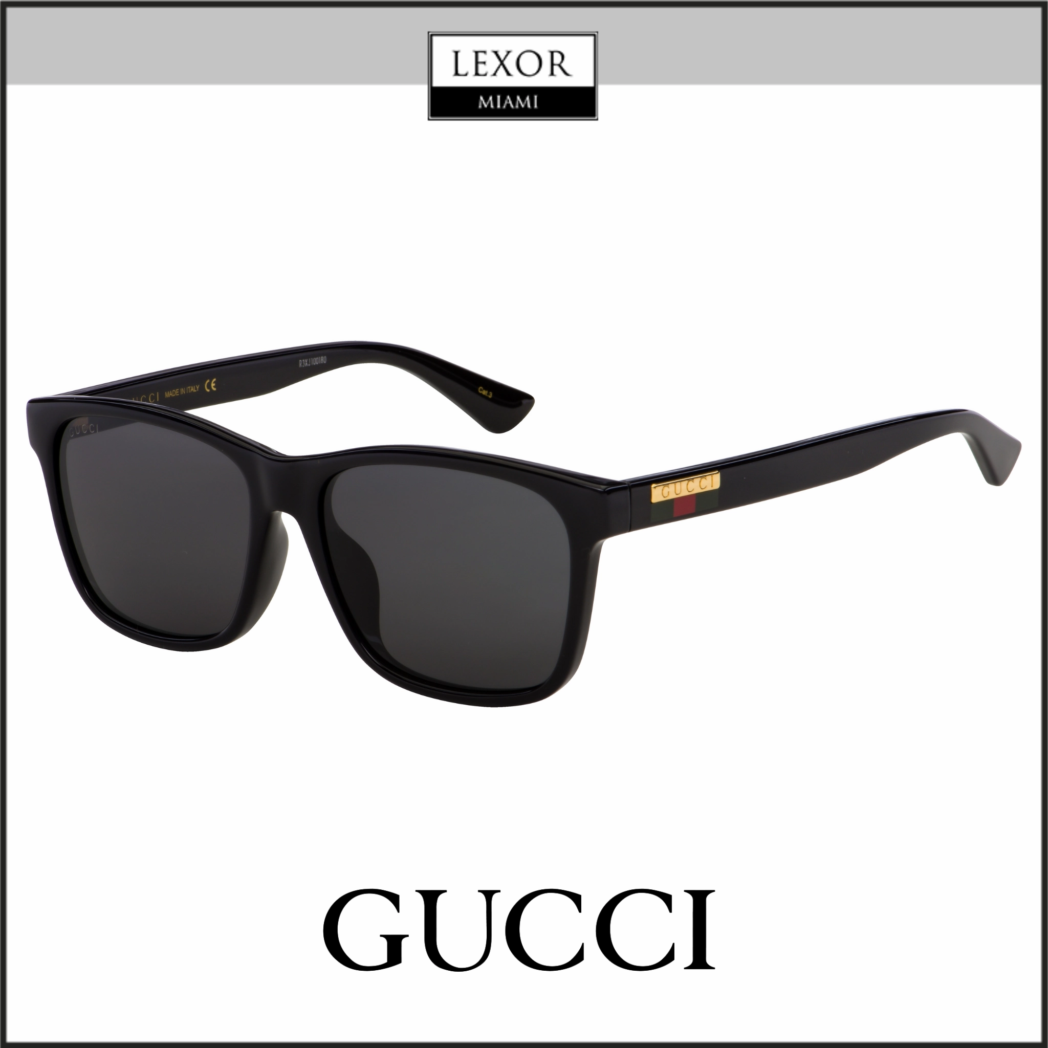 Gucci GG0746SA-001 57 Sunglass MAN INJECTION