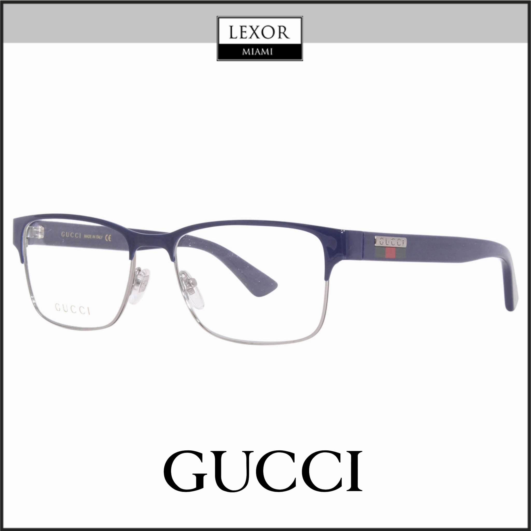 Gucci GG0750O-003 56 Optical Frame MAN METAL