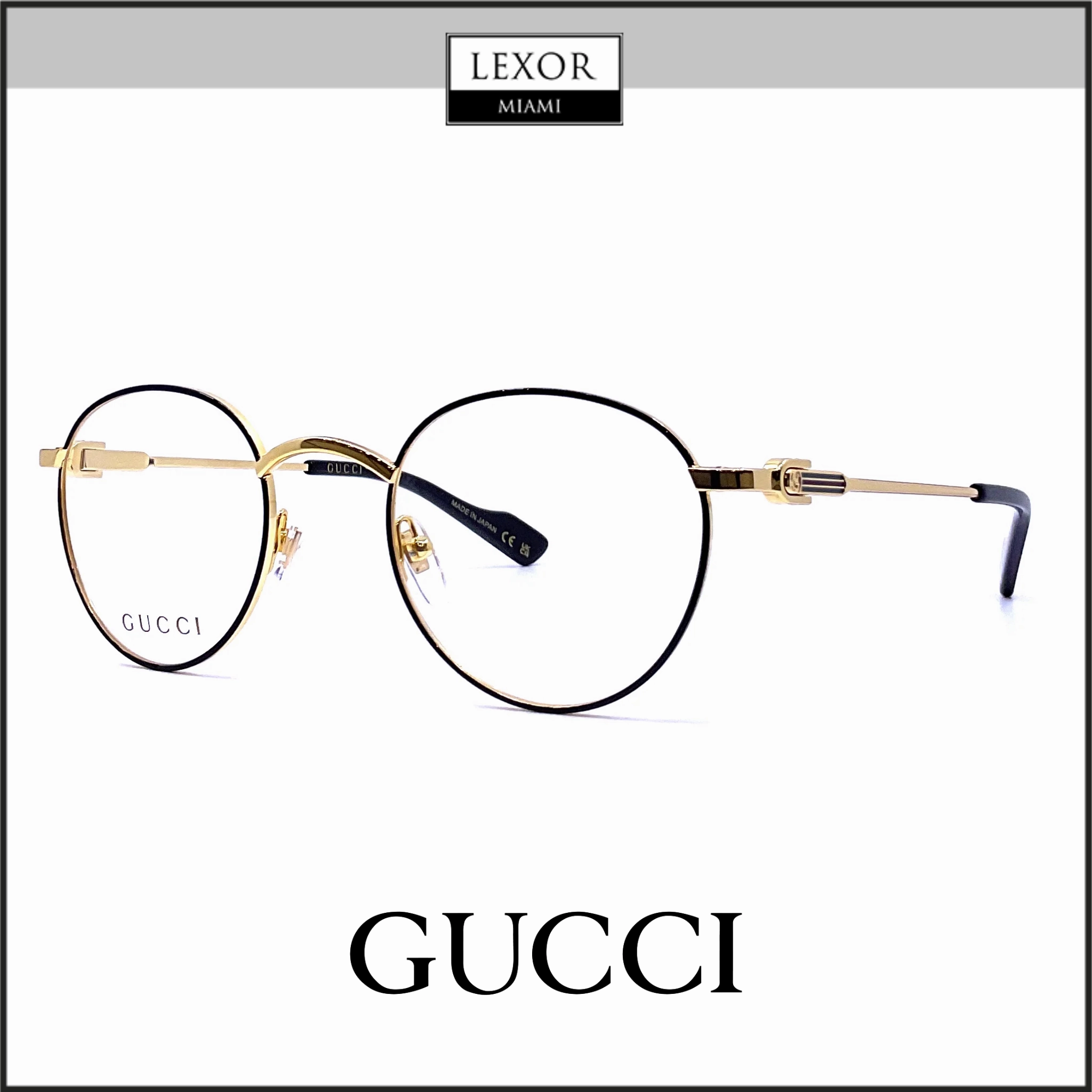 Gucci GG1222O 001 Optical Frame Unisex