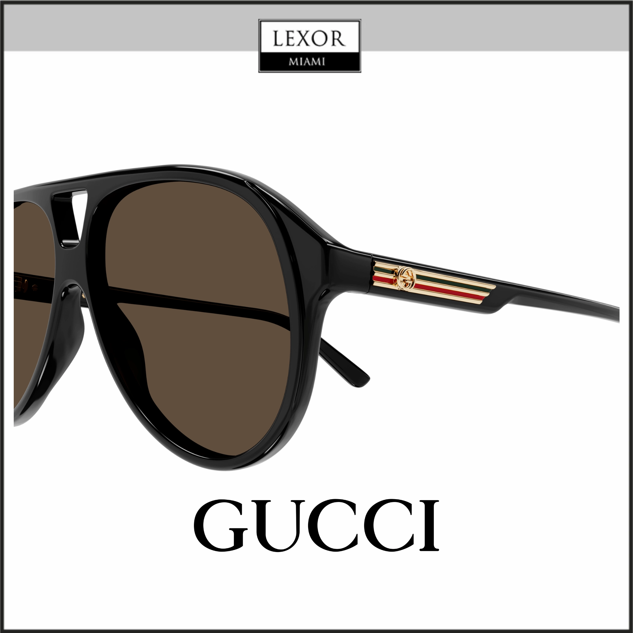 Gucci GG1286S-001 59 Sunglass MAN RECYCLED ACE