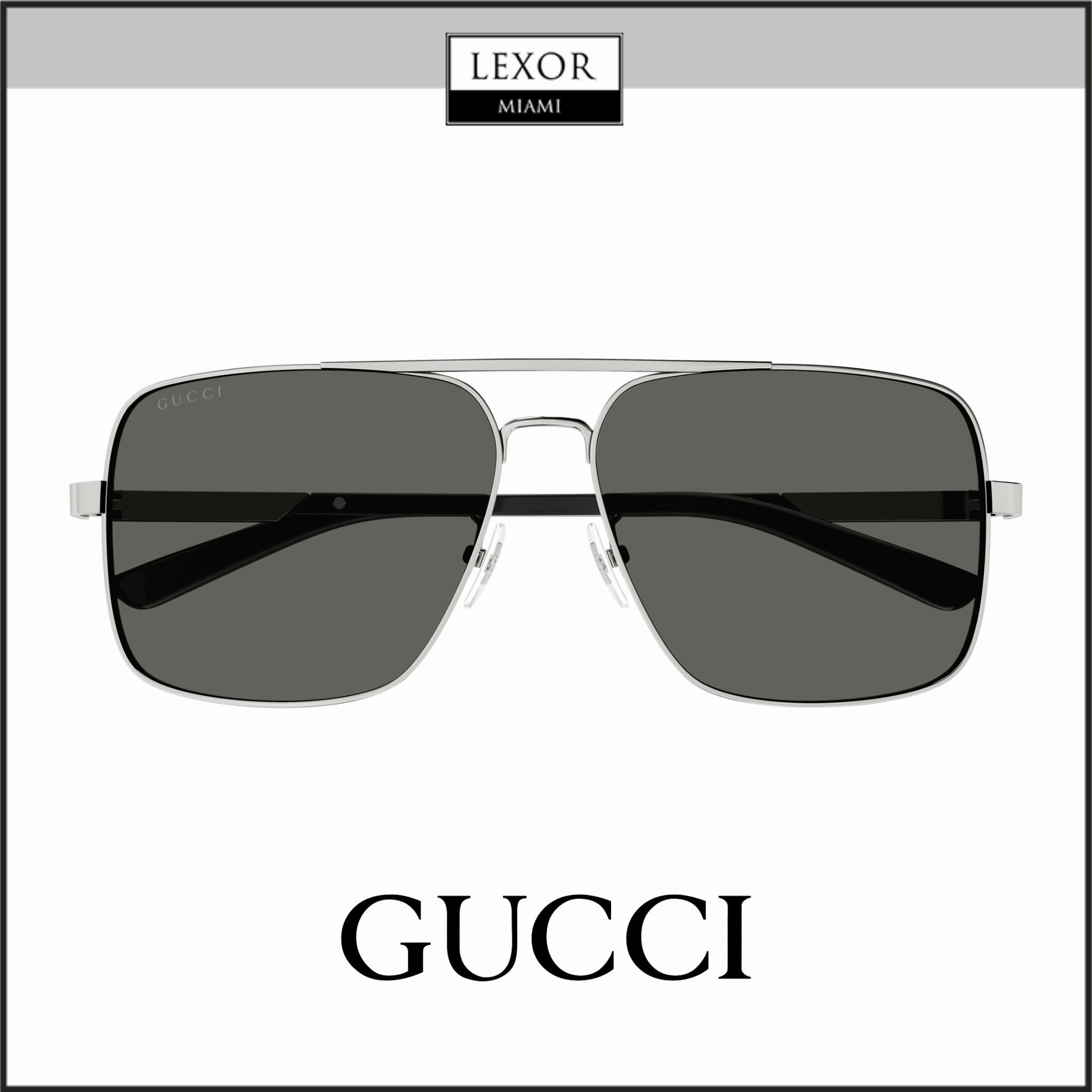 Gucci GG1289S-001 62 Sunglass MAN METAL