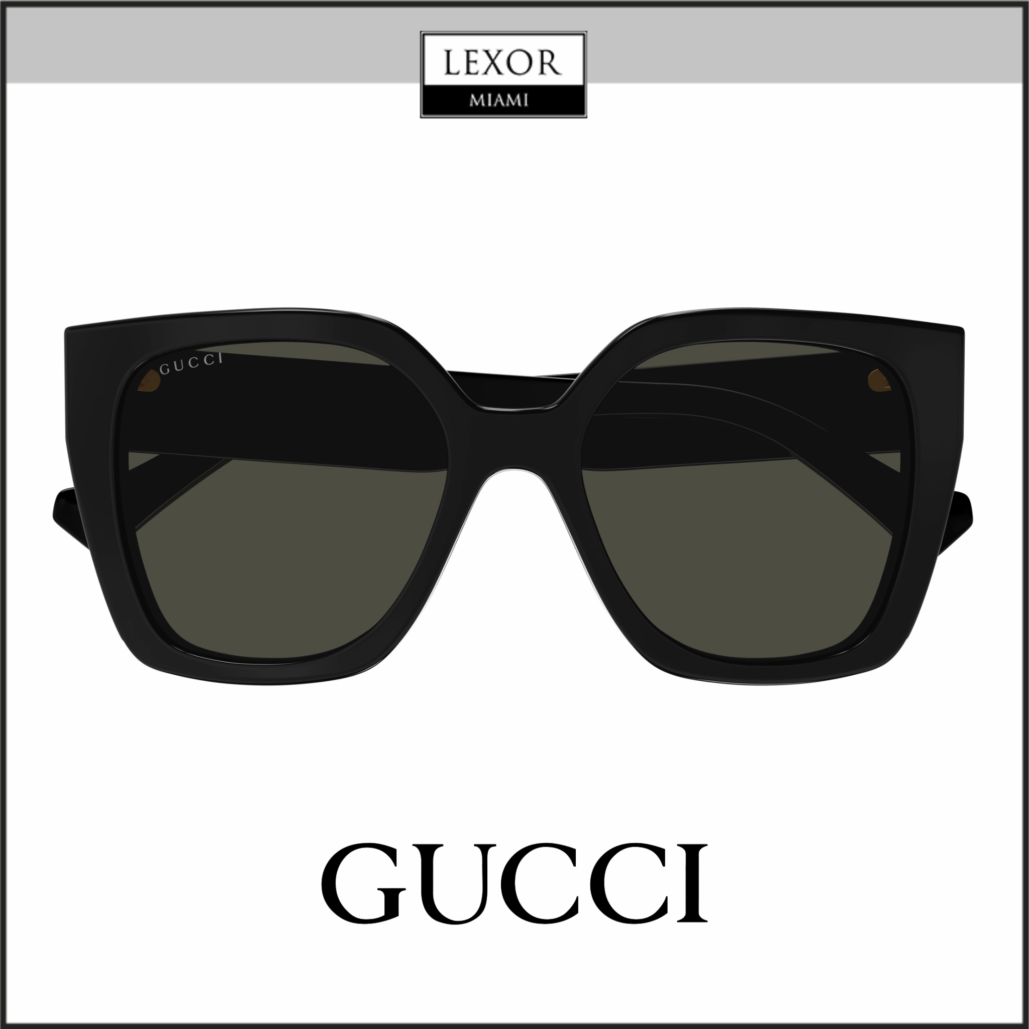 Gucci GG1300S-001 55 Sunglass WOMAN RECYCLED A