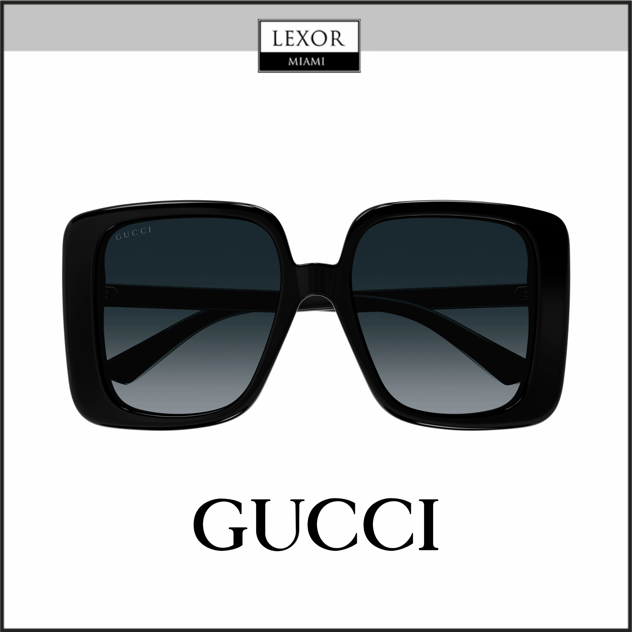 Gucci GG1314S-001 55 Sunglass WOMAN RECYCLED