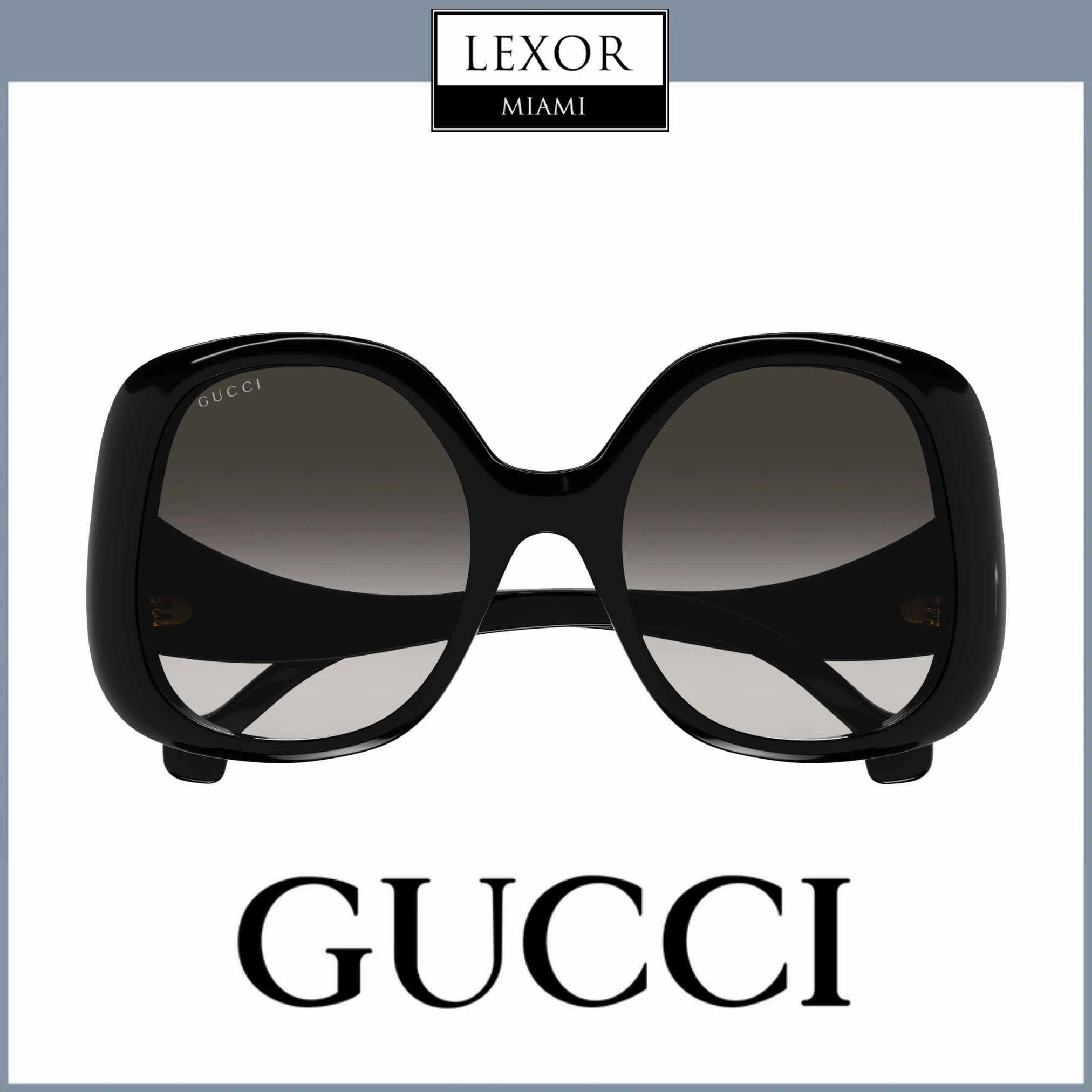 Gucci Sunglasses GG1235S-001 55 Woman upc 889652393490