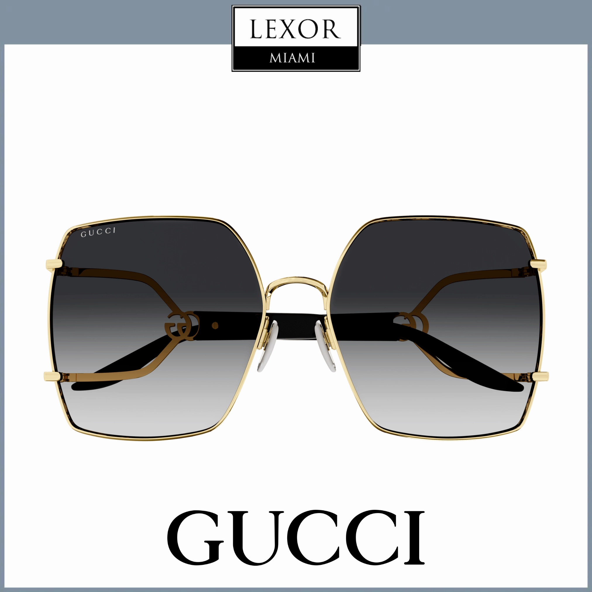 Gucci Sunglasses GG1564SA-001 61 Upc 889652474434