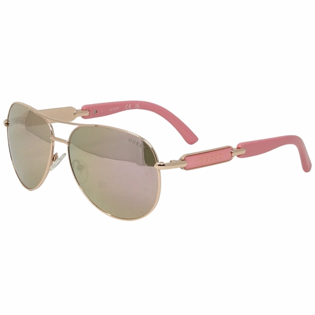 Guess Bold Arms Rose Gold Sunglasses