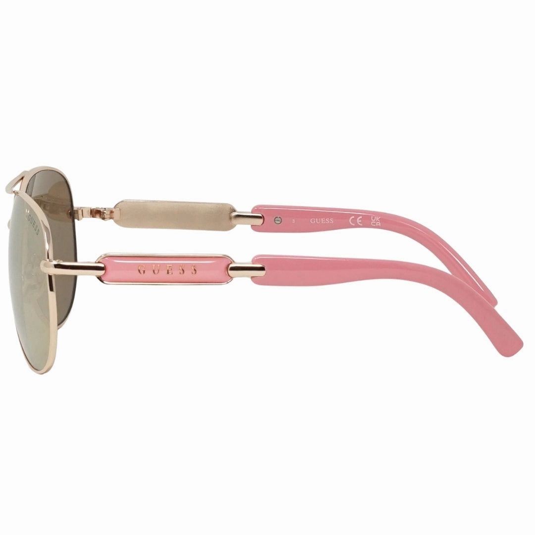 Guess Bold Arms Rose Gold Sunglasses
