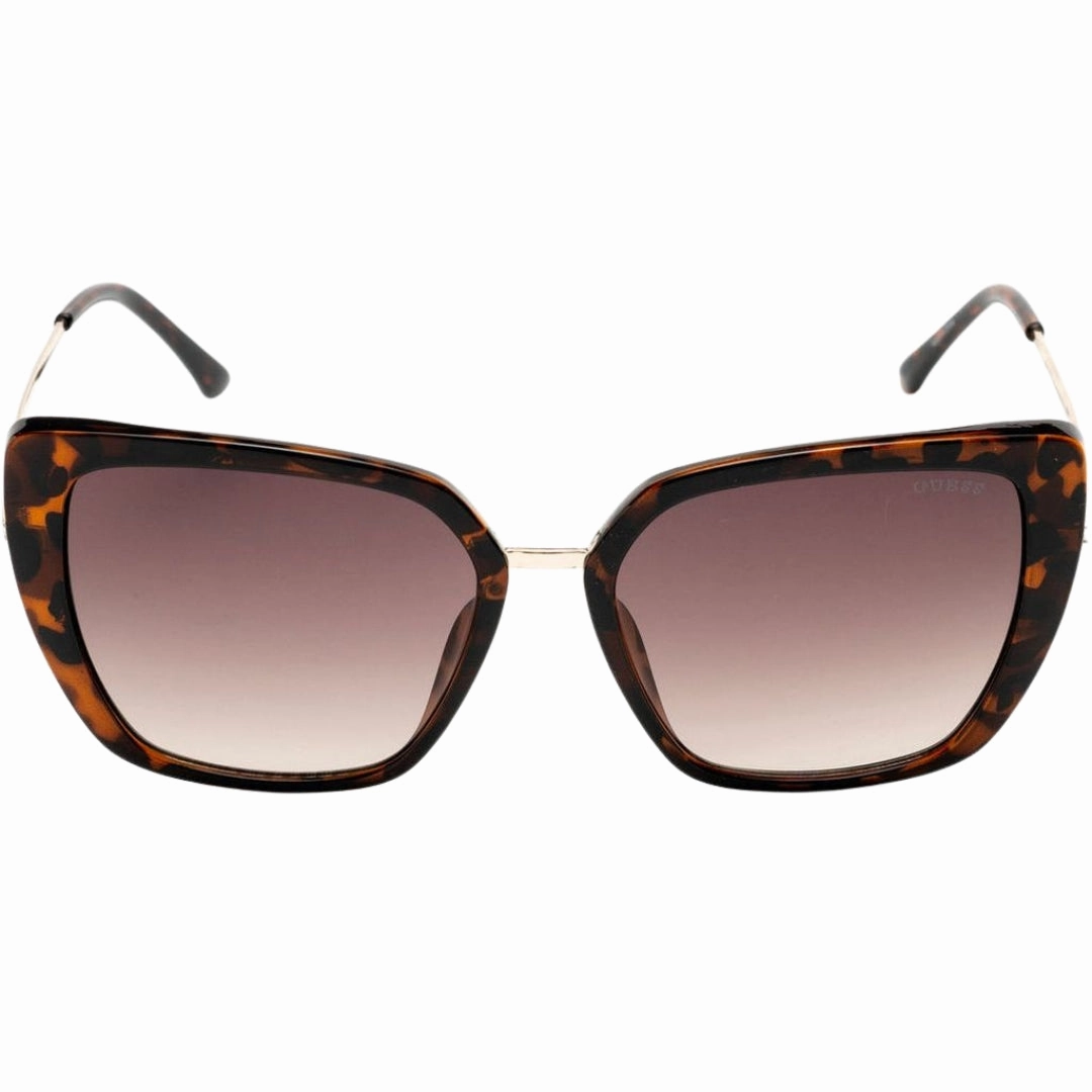 Guess Cat Eyes Brown Gradient Lens Dark Havana Brown Sunglasses